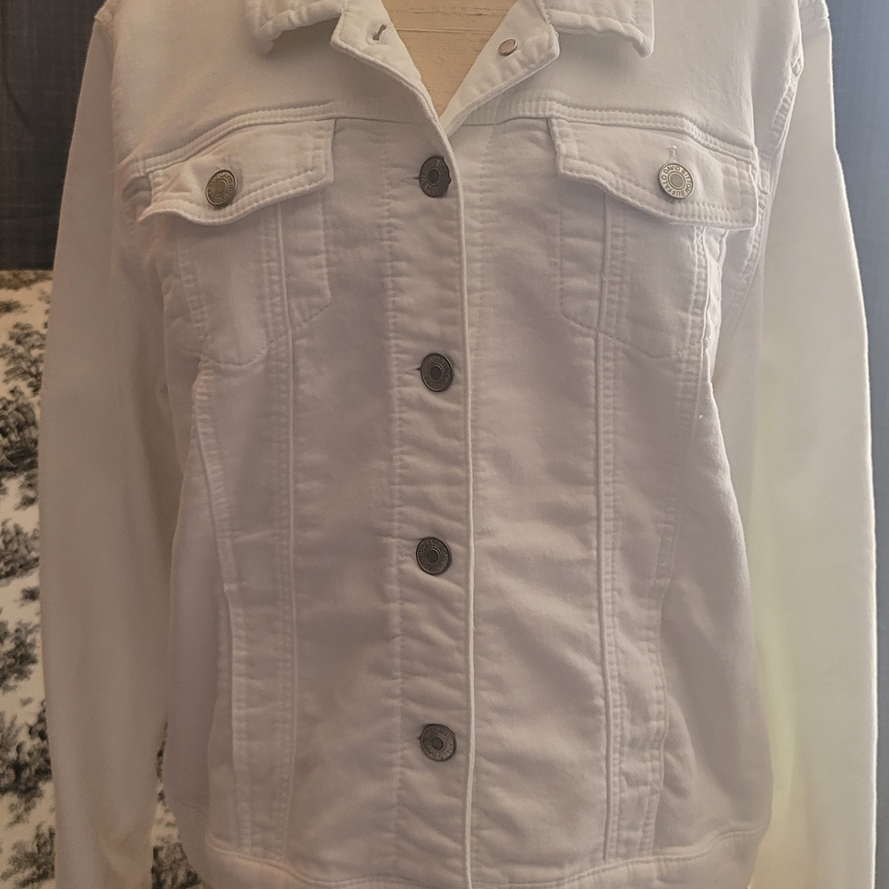 Buffalo David Bitton White Denim Jacket